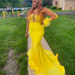 Yellow Prom Dress 