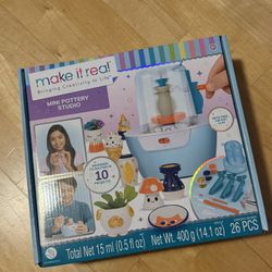 Make It Real Mini Pottery Wheel New In Box