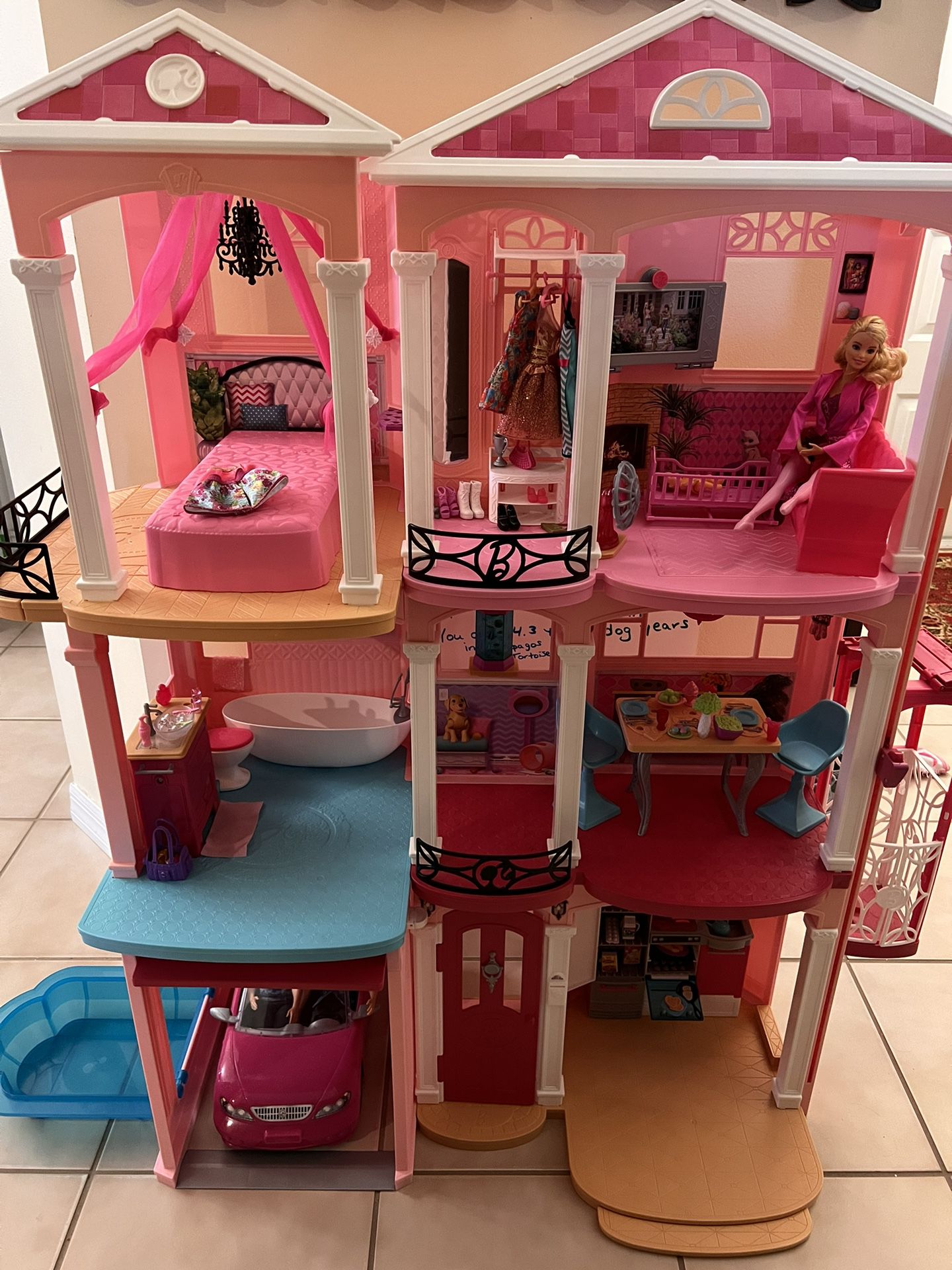 Barbie Dream House With Bonus Items