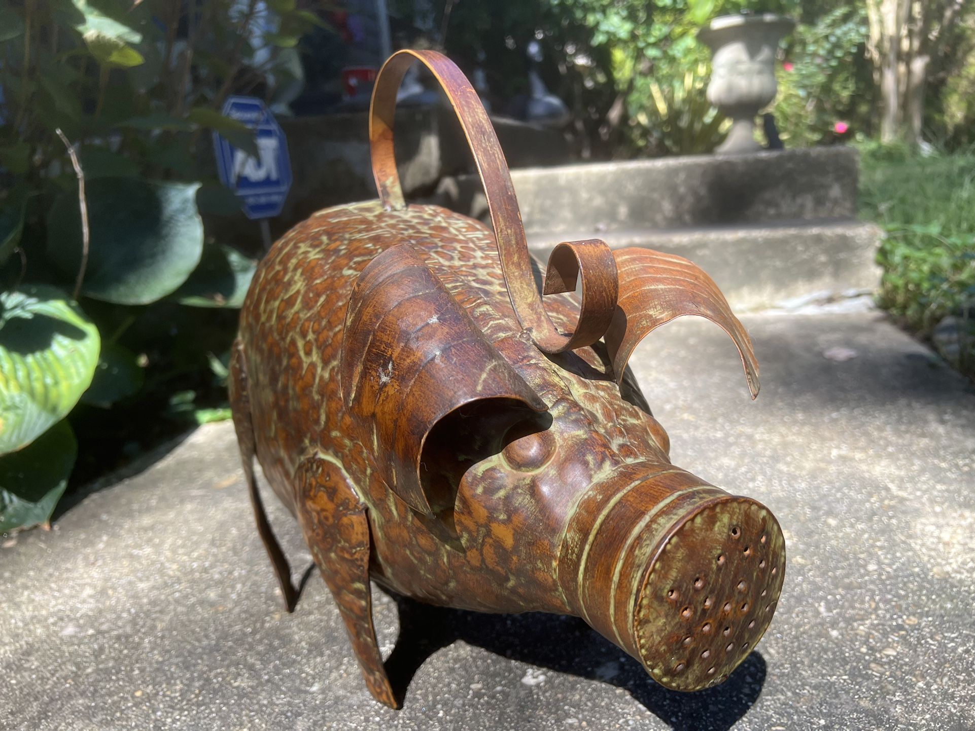 Smith & Hawken Hammered Copper Watering Can