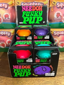100% Authentic Schylling Needoh Funky Pup Squishy $16 EACH