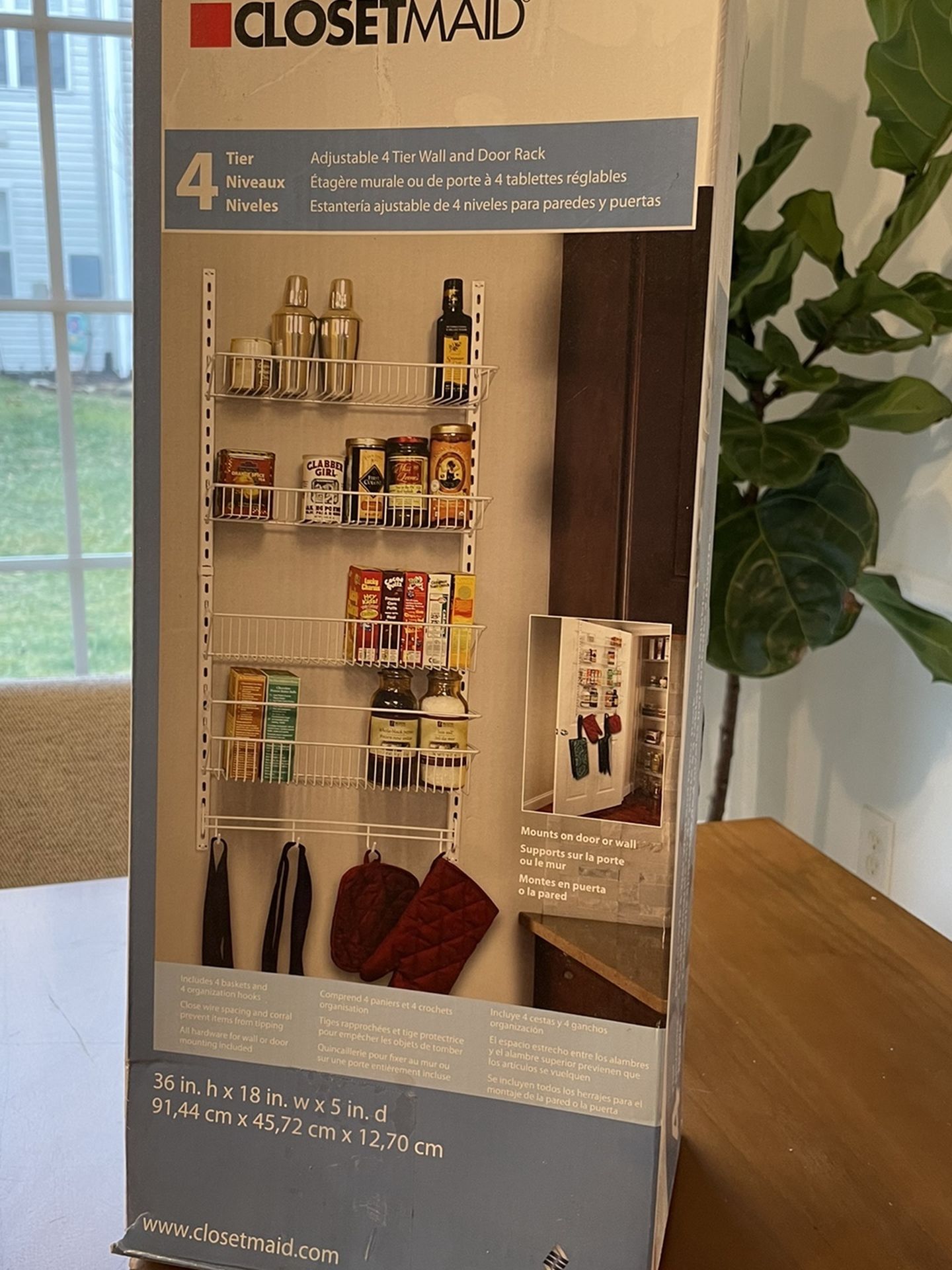 ClosetMaid Door Or Wall Rack