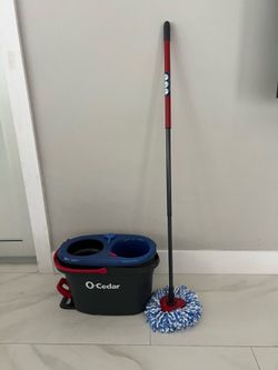 O-Cedar RinseClean Spin Mop & Bucket System | Clean with Clean Water | Removes 99% of Bacteria