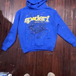 Blue Spider Hoodie,size: Medium 