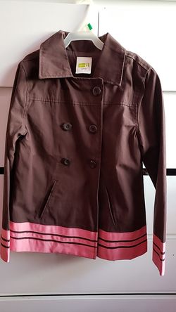 Girls Button Front Coat