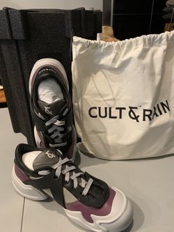 Cult & Rain Limited Edition Sneakers - VEGA BLACK PURPLE - Size 44 (US 11)