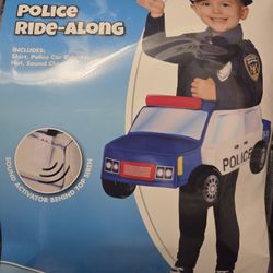 Police Halloween Costume - Boys 3-5 Years.