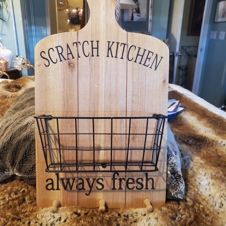Wooden Wood Kitchen Rack 