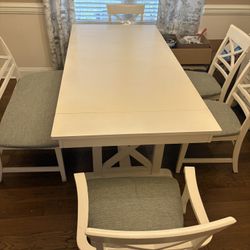 Expandable Dining Table With Built In Leaves