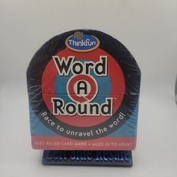 Thinkfun Word A Round Race To Unravel The Word, Fast-Paced Card Game New Sealed