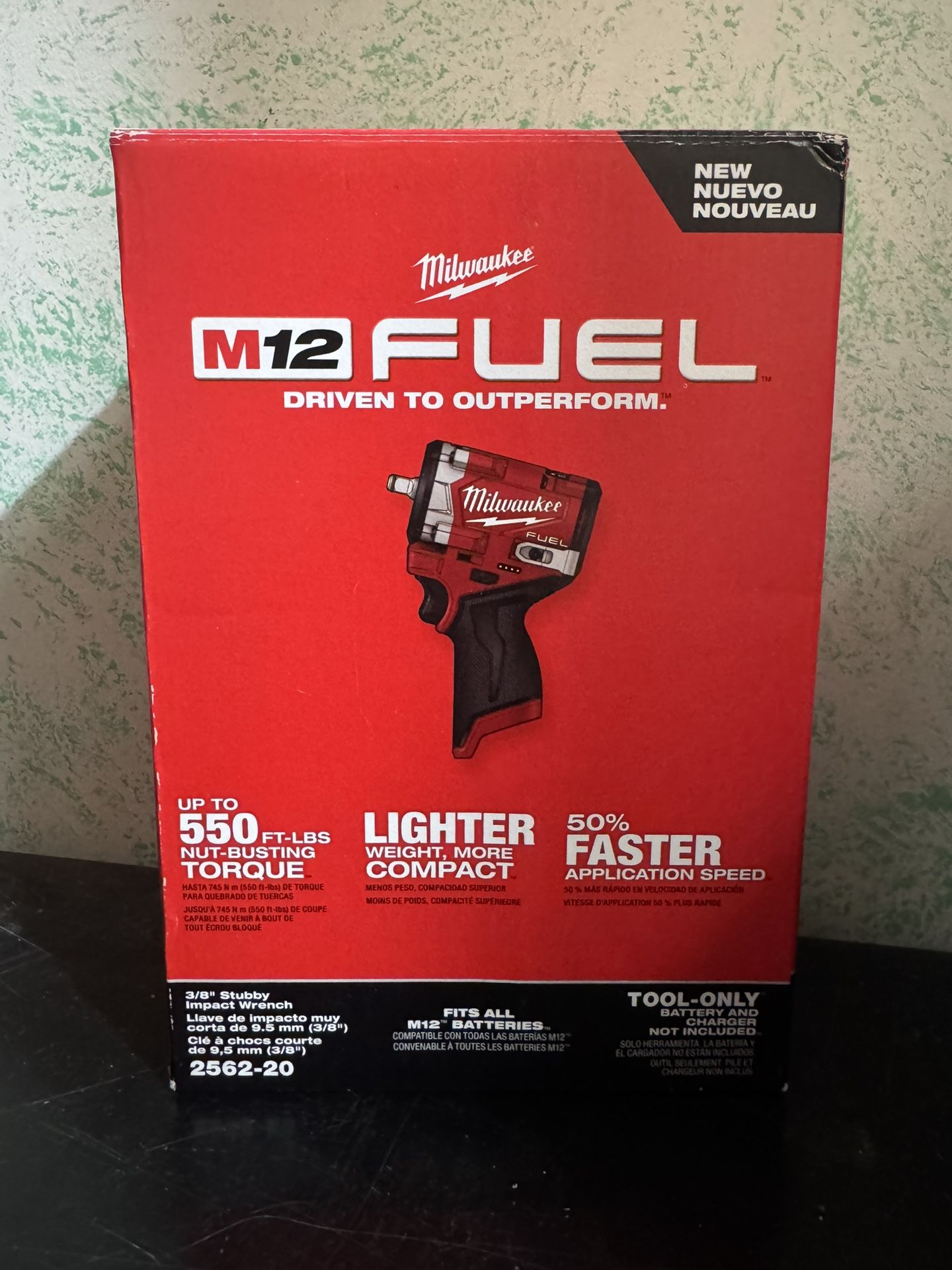 M12 Stubby Impact Wrench 3/8”