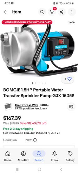Portable Lawn Sprinkler Pump
