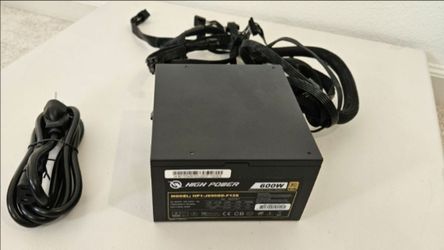 High Power 600W Power Supply — 80 Plus Gold (Perfect Condition)