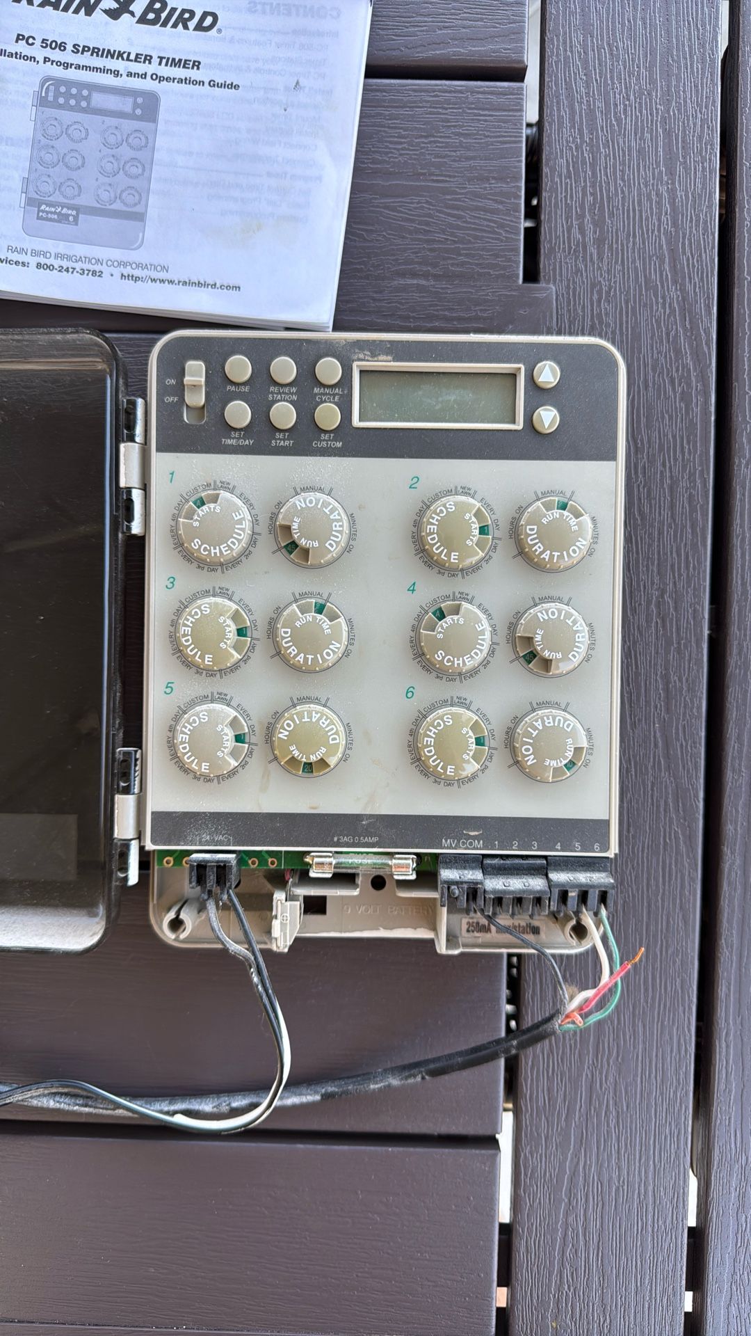 6-station Rain bird Sprinkler Timer