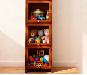 Bamboo Display Cabinet