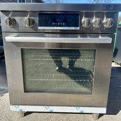 NEW! Bosch 800 Series Electric Power Grid Power Freestanding Range Stainless Steel New!