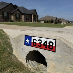 Address Curb Paiting 