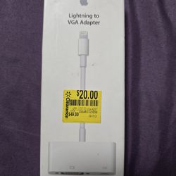 Apple Lightning to VGA adapter