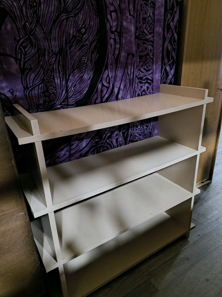 White Bookshelves