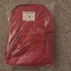 Red True Religion Bag Pack