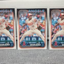 Jose Soriano  Topps Baseball Cards Angels Pitcher