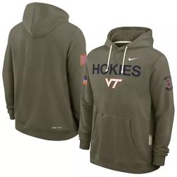 Large Virginia Tech Hokies Nike 2025 Military Appreciation Dri-FIT Hoodie - Olive The hoodie typically costs around $115.00 USD.