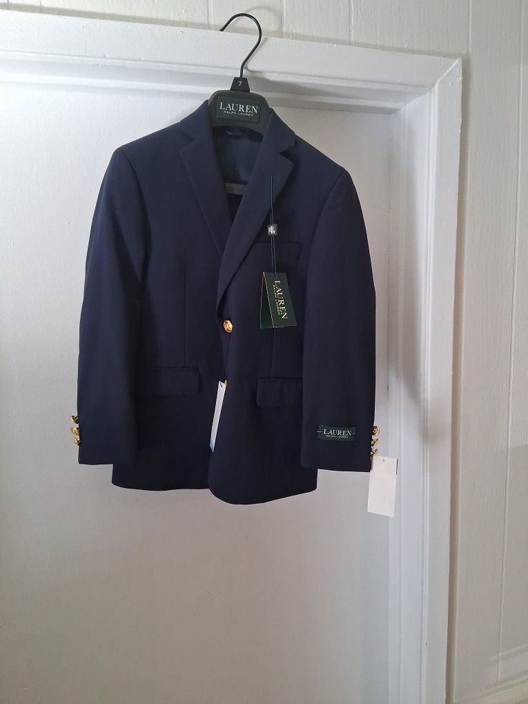 RALPH LAUREN KIDS NAVY BLUE BLAZER