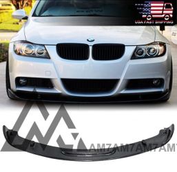 HG Style Carbon Fiber Front Lip For 2005 2006 2007 2008 BMW E90 E91 M Tech