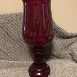 Beautiful Ruby Red Vase