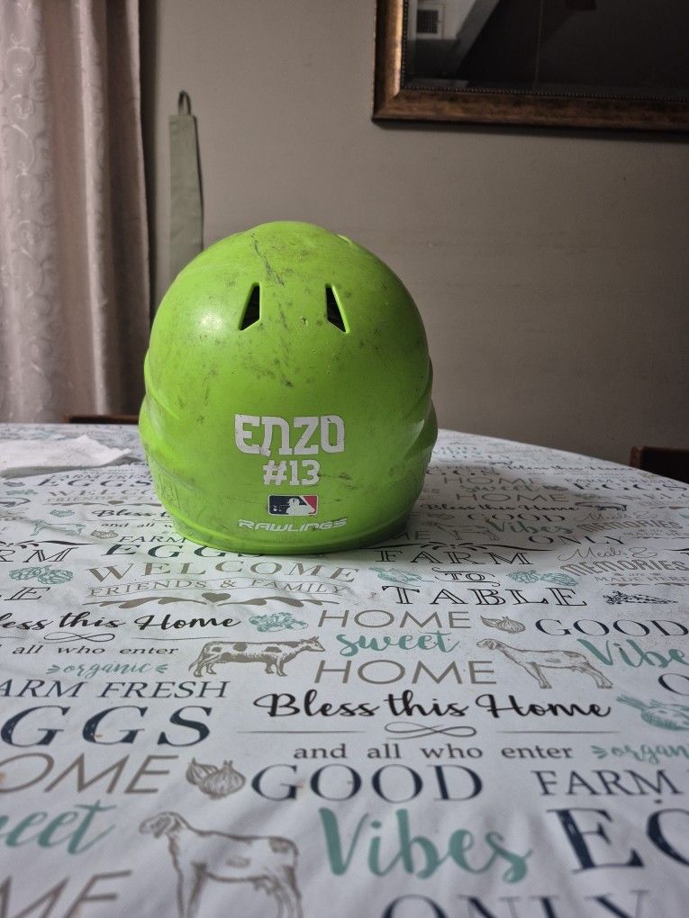 Baseball Helmet With Ball