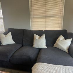 Couch with left chaise