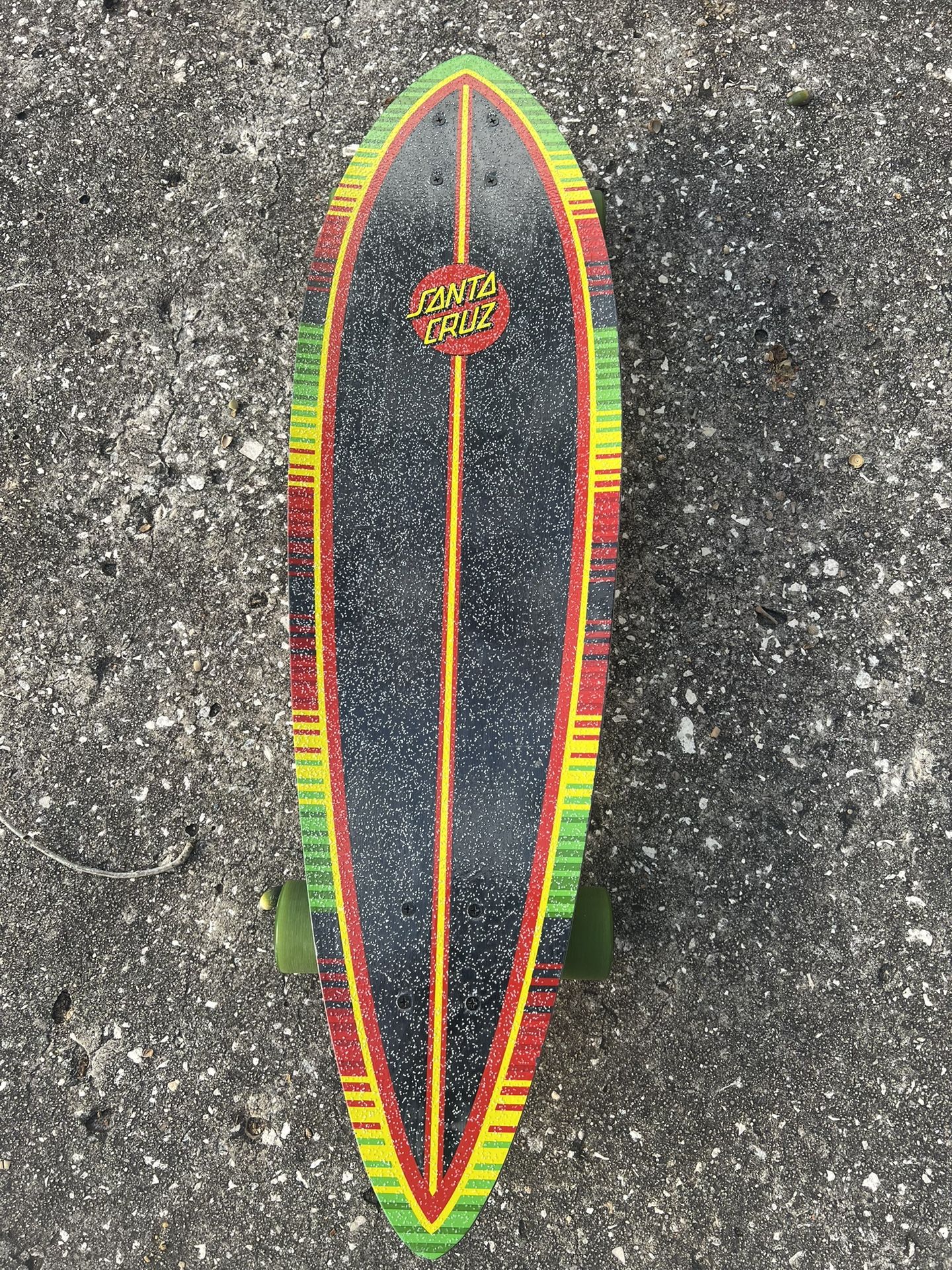 Santa Cruz Longboard Serape Dot Pintail Skateboard