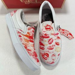 Vans Classic Slip-On Otw Gallery Sara Loruss Pride Sneakers Women 10.5 Men 9.0