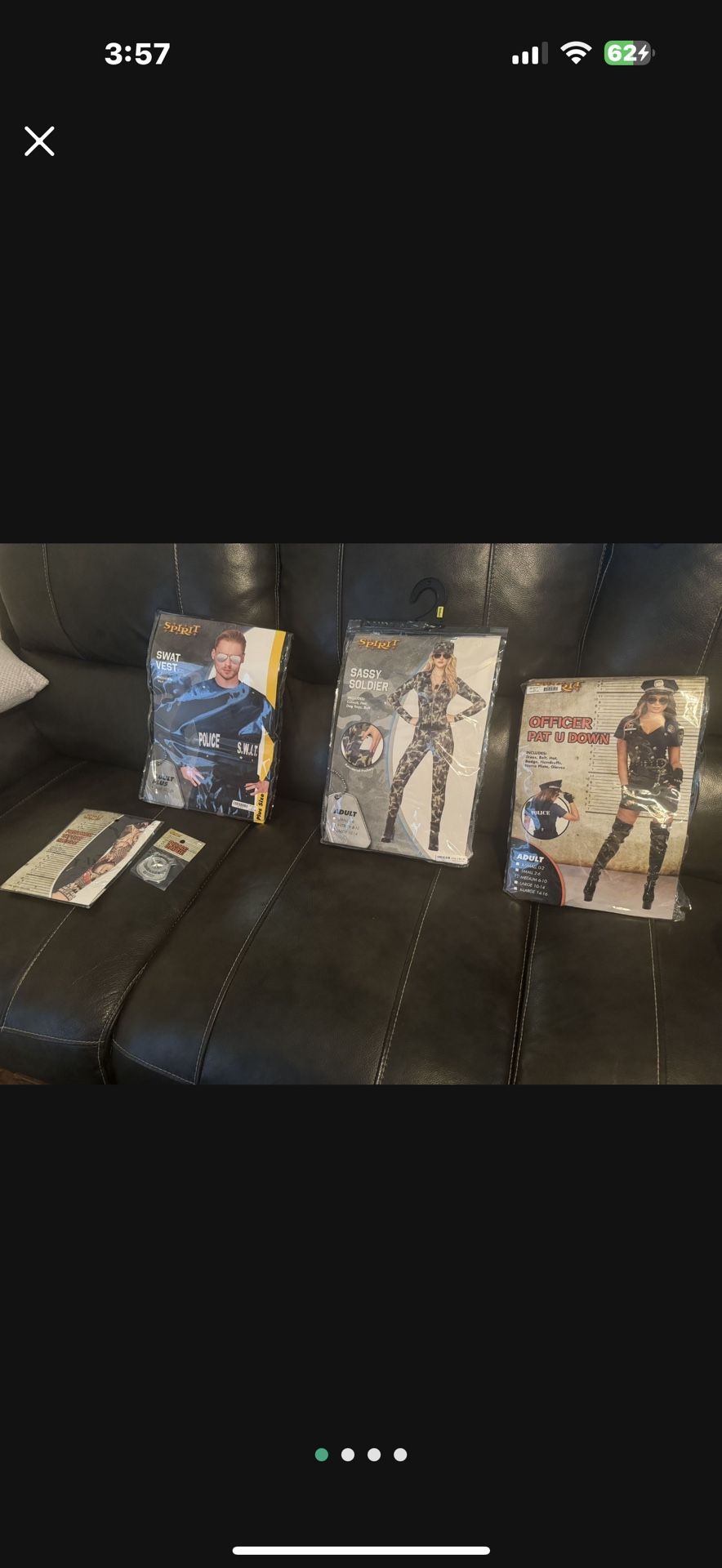 Halloween Costumes (3) $40