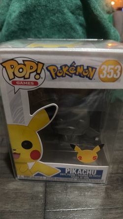 Funko Pop! Pokemon Pikachu #353 Silver 25th Anniversary Exclusive Vinyl Figure