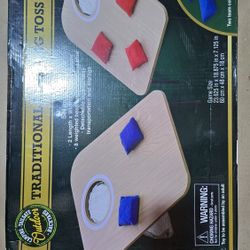 Traditional Ring Toss Bean Bag Game Set – Brand New!