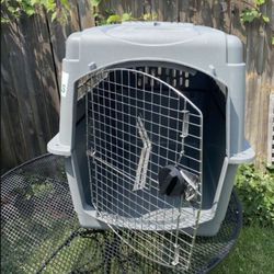 Petmate Sky Kennel Ultra Pet Carrier Extra Large Crate In Hood In Very Clean Condition
