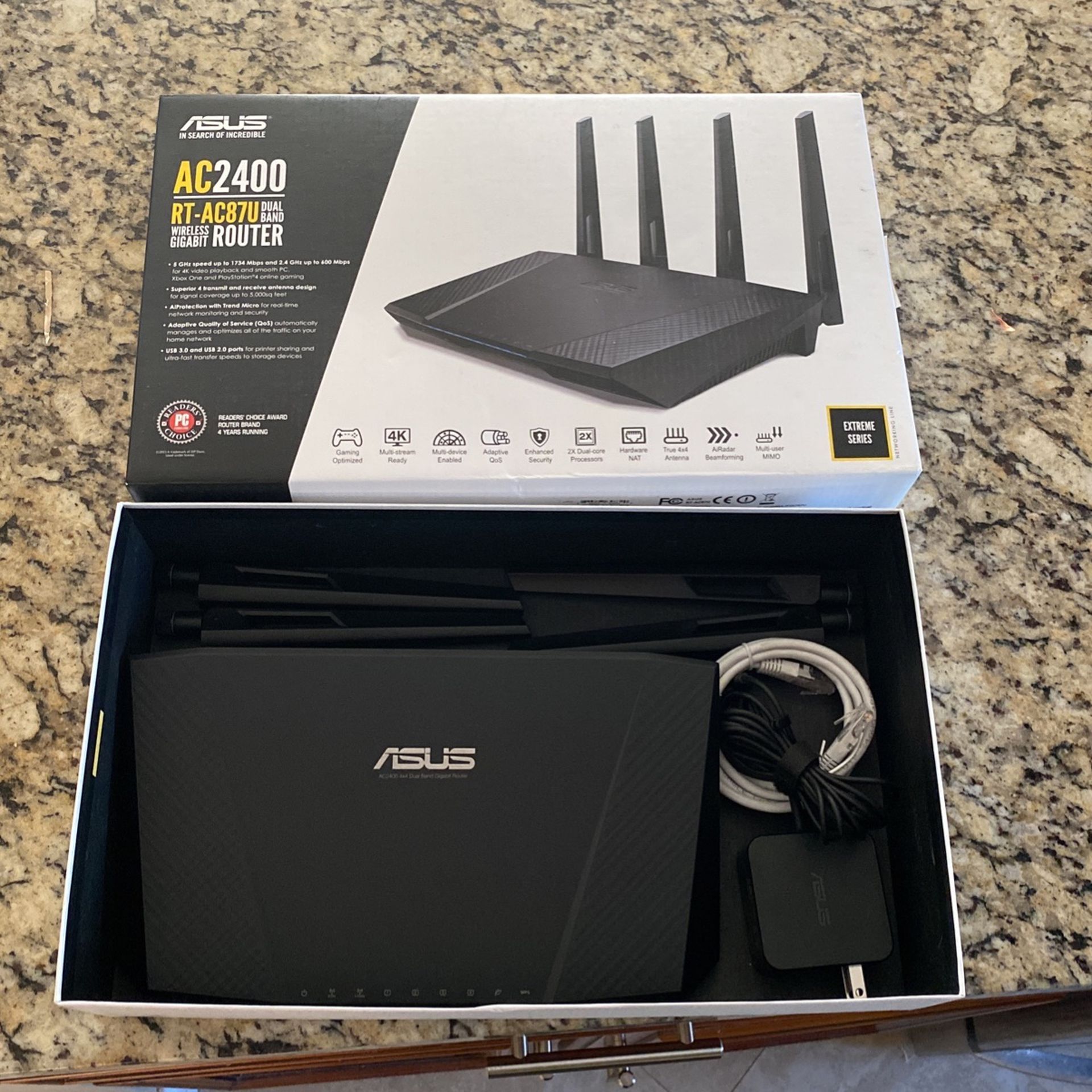 ASUS Wireless Gigabit Dual Band Wifi Router + Free Arris SB6121 Cable Modem
