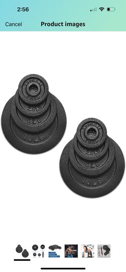 Weight Plates – Cast Iron Set – Never Used  ⸻