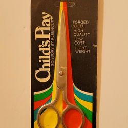 Vintage NIP Forged steel/high quality Childs Play Scissors