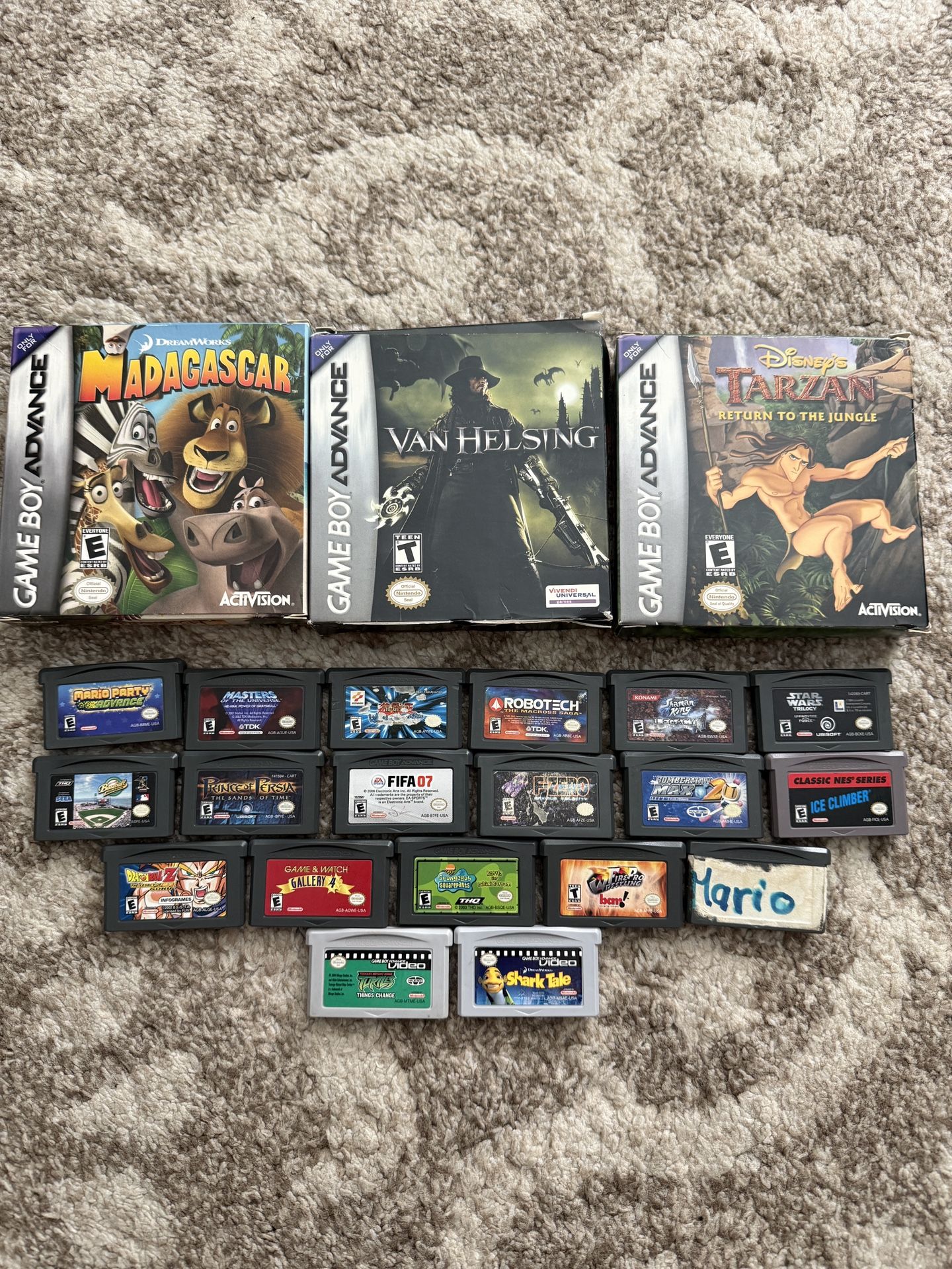 Nintendo Gameboy Advance Games 15 Each