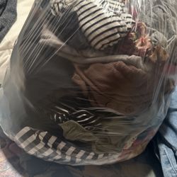 Bag Of Women Shirts And Work Out Clothes 