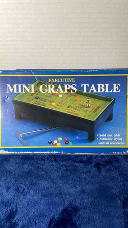 Vintage collectible Executive Mini Craps Table Game