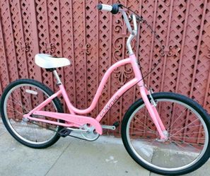 PINK 3 Speed Cruiser Bike - Electra Townie women Beach Girl female