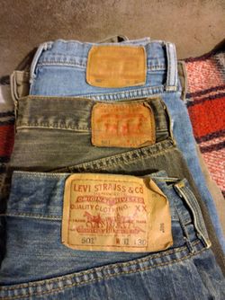 MEN'S LEVI'S 501 & 502 JEAN'S SZ.31X30