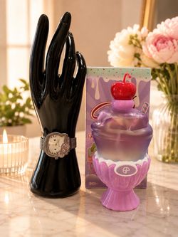 Women’s Plated Watch & Cute 100ml Perfume Gift Set
