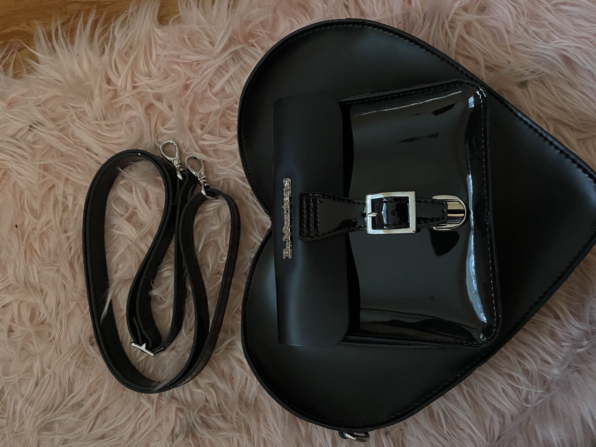 HEART SHAPED LEATHER BACKPACK