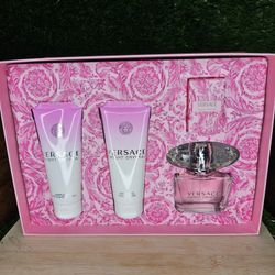 Perfumes Versace Bright Crystal 3oz Set $85