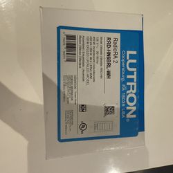 NEW Lutron RRD-HN6BRL-WH RadioRA2, 6 Button Hybrid Keypad w/ Raise & Lower White