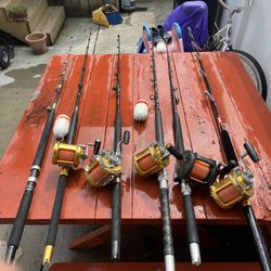 Fishing poles 